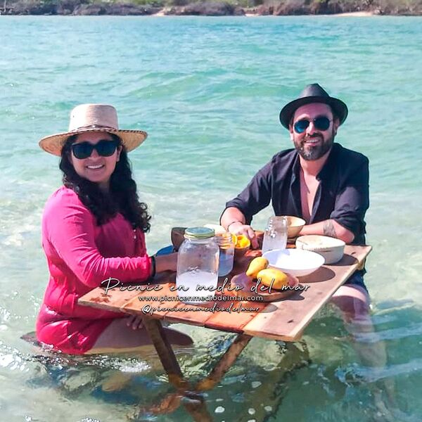 Picnic tradicional en pareja en Sisal